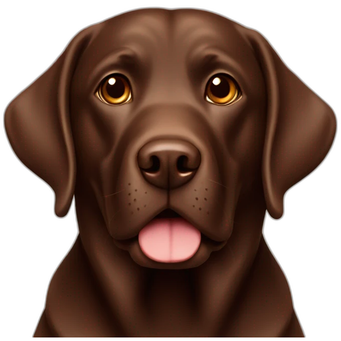 chocolate-labrador emoji