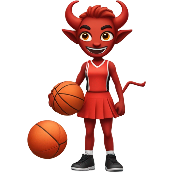 Netball devil emoji