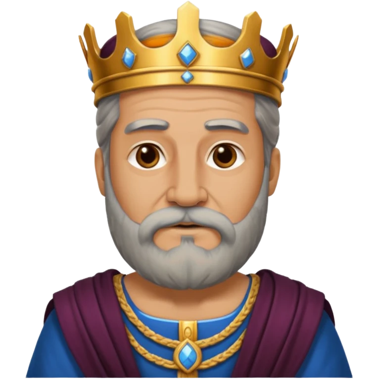 ancient greek king with grey beard emoji
