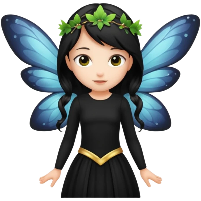 Back clothes fairy  emoji
