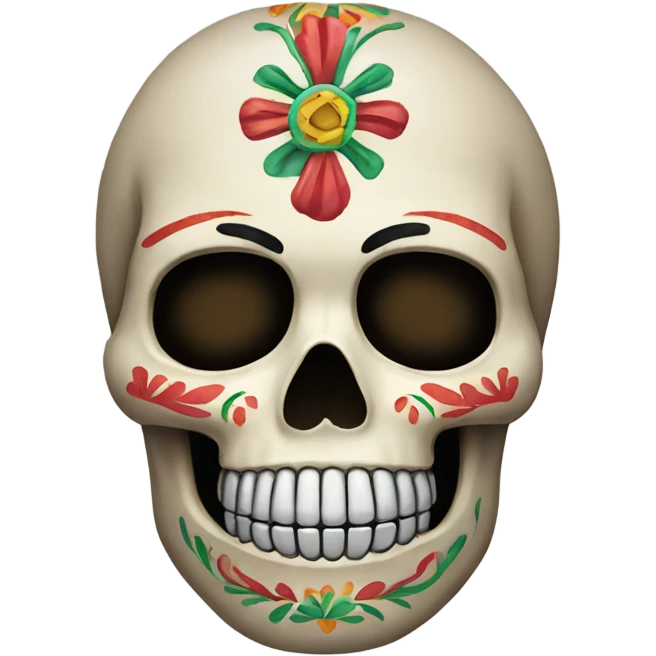 Mexican skull emoji