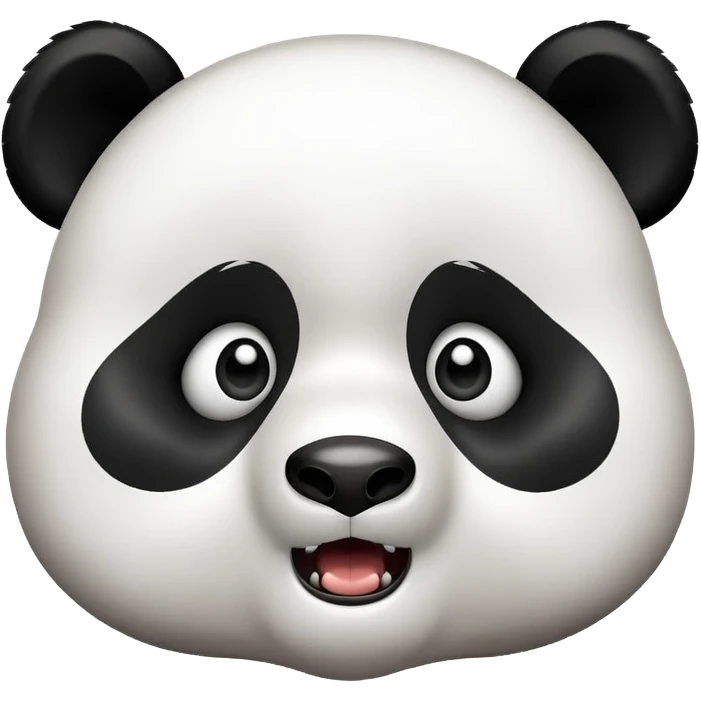 shocked panda emoji