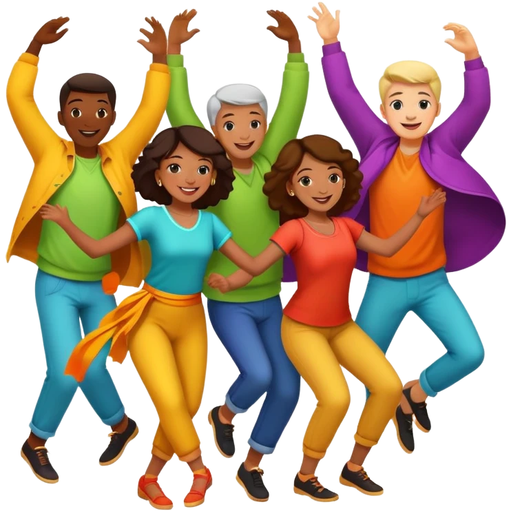 People dancing emoji