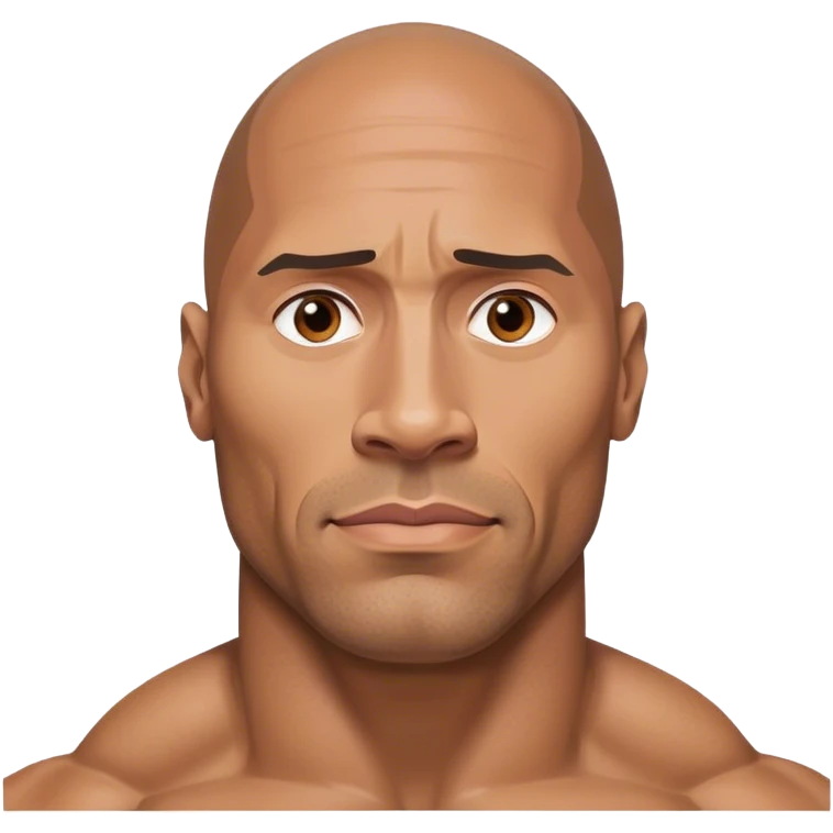 Dwayne Johnson emoji