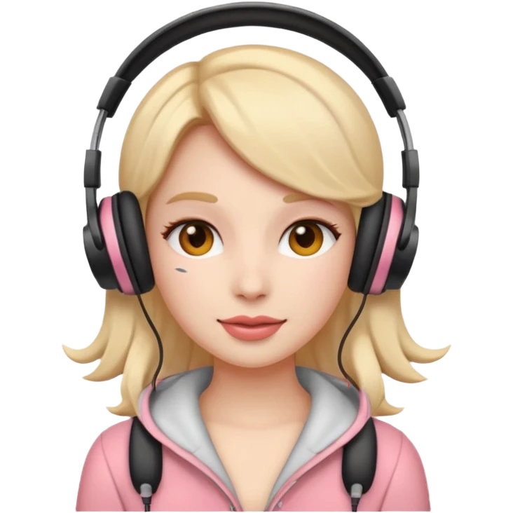 coquette emoji headphones emoji
