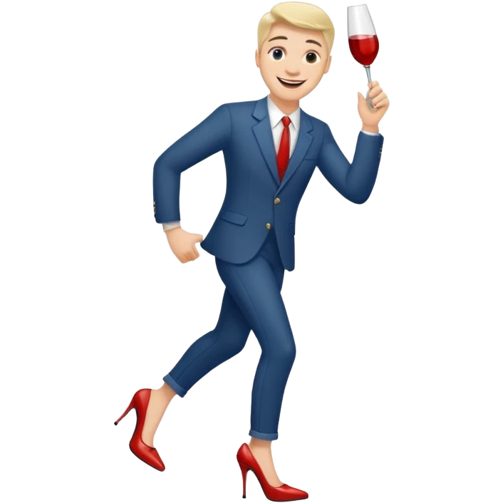 misterr with high heels emoji