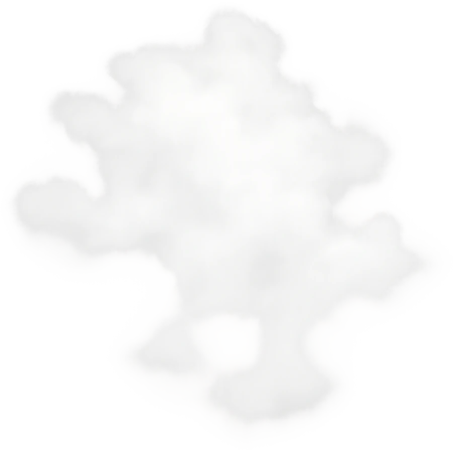 a cloudy, foggy mist, pure white, soft and ethereal, floating gently emoji