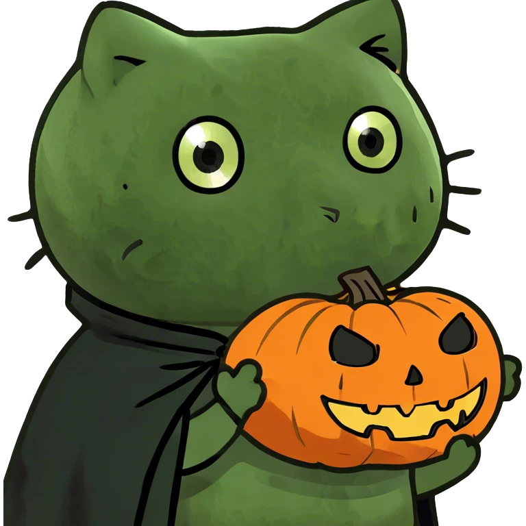 Scary hello kitty emoji