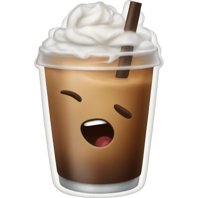 Iced coffee  emoji