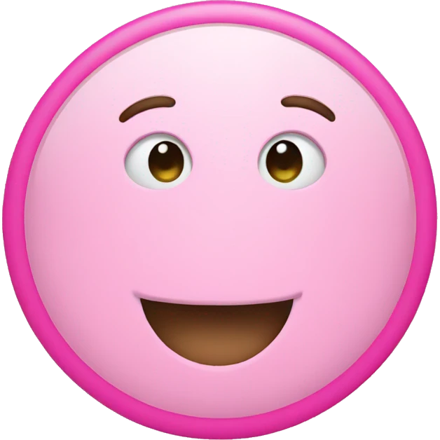 pink circle emoji
