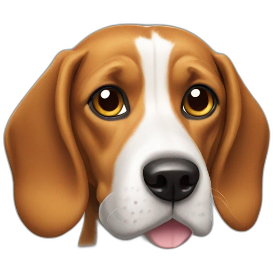 Beagle croisé teckel emoji