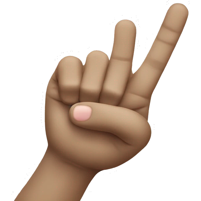 1 FINGER SHOWING DOWN AT A COMMENT emoji