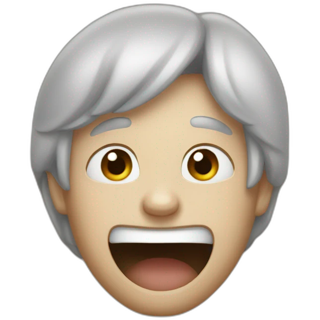 Someone exited emoji