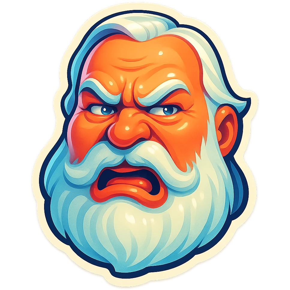 A face displaying a disgust emotion. emoji