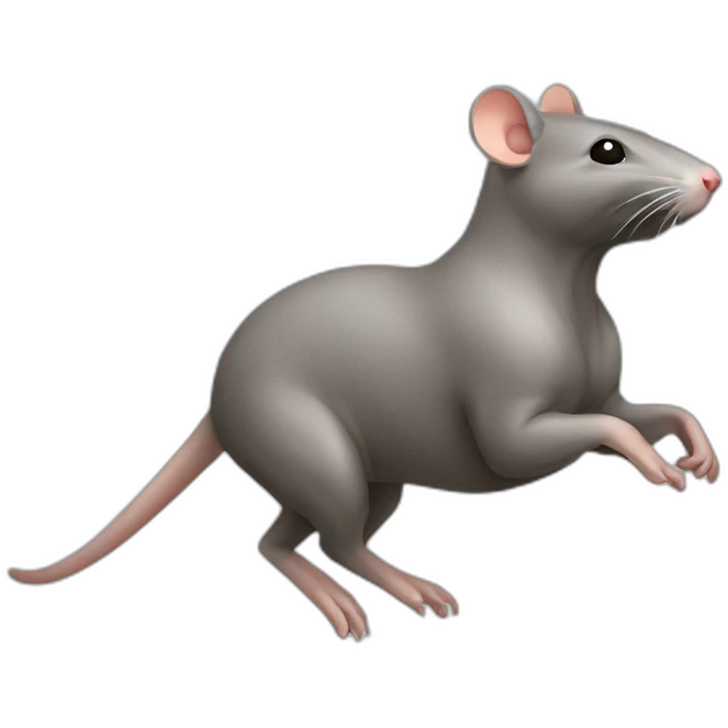 Rat sur un cheval  emoji