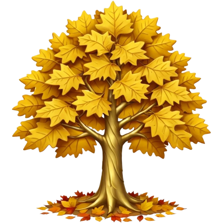 Golden treee emoji