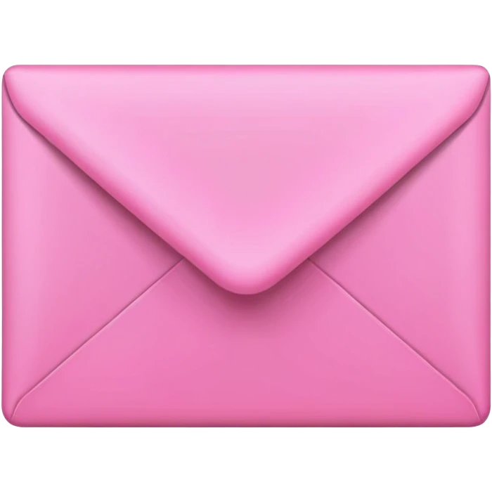 pink email envelope emoji