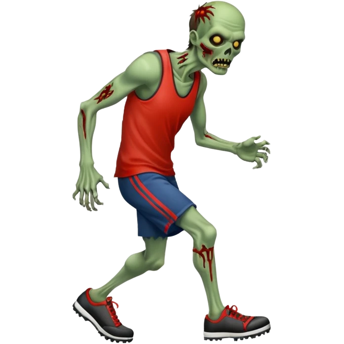 sportmen zombie full body emoji