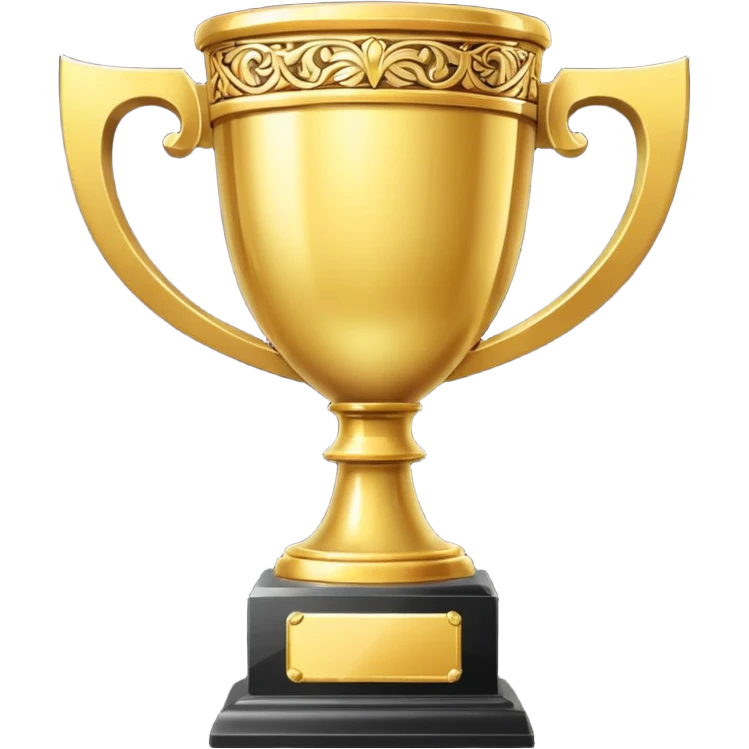 gold trophy emoji emoji