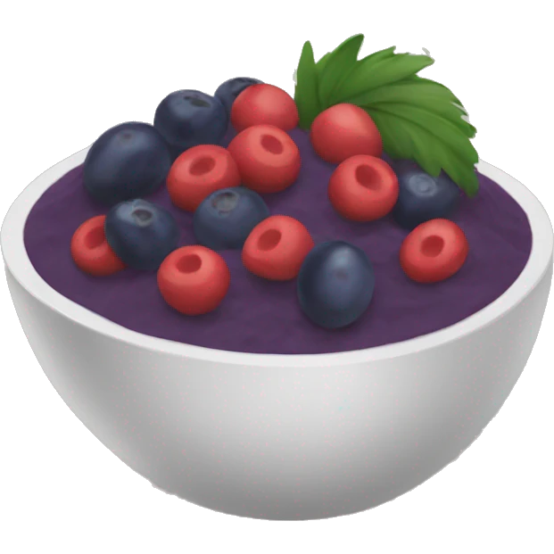 açaí bowl  emoji