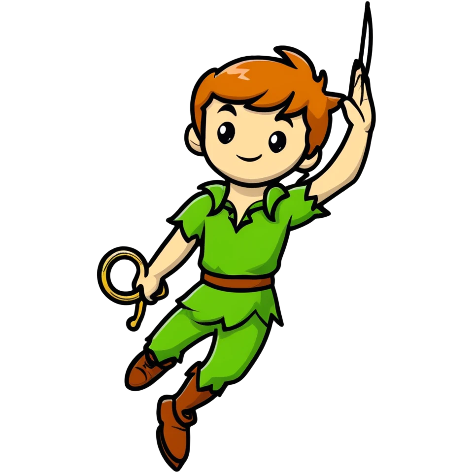 Peter Pan character emoji