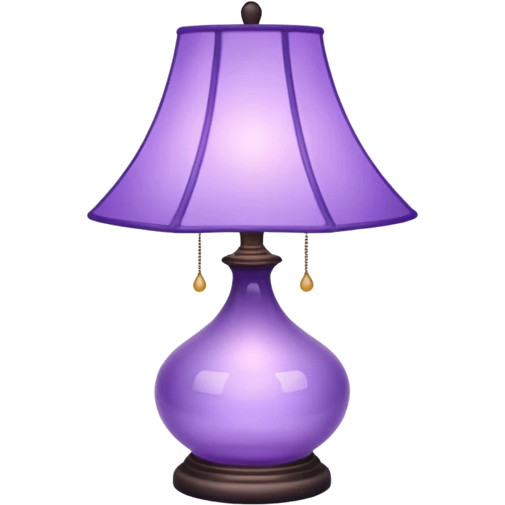 Lavender aesthetic decoration lamp emoji
