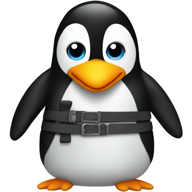 Pinguin Liegestuhl Ski emoji