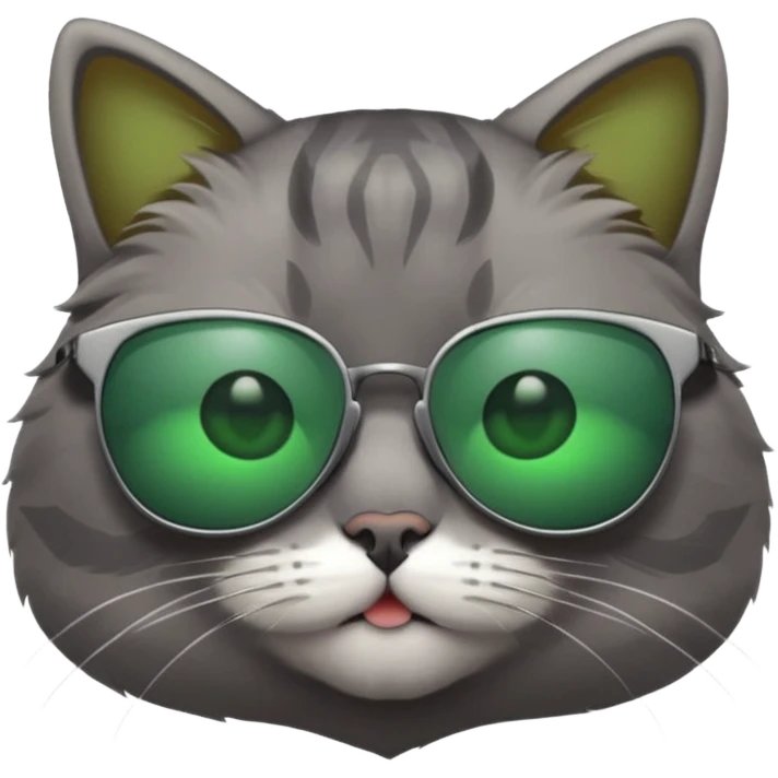 Cat wearing sunglasses emoji