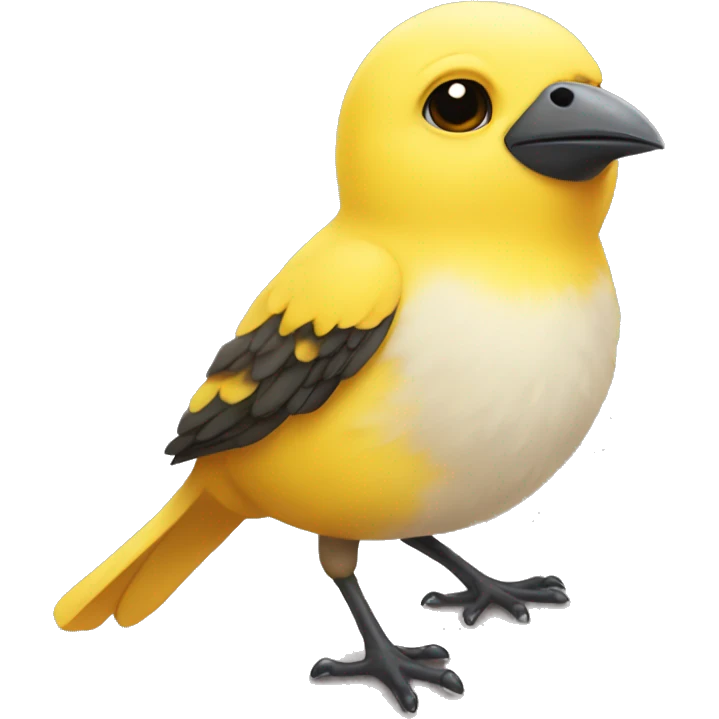 the most cute yellow bird emoji