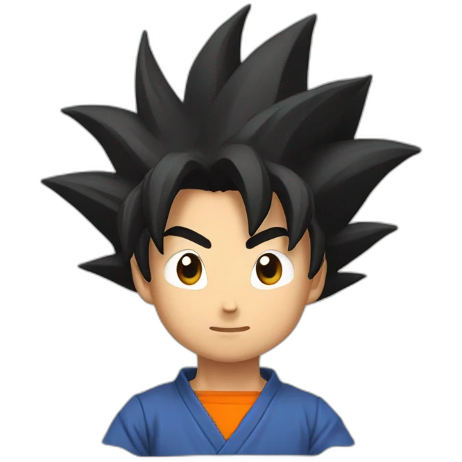 Goku énervé emoji