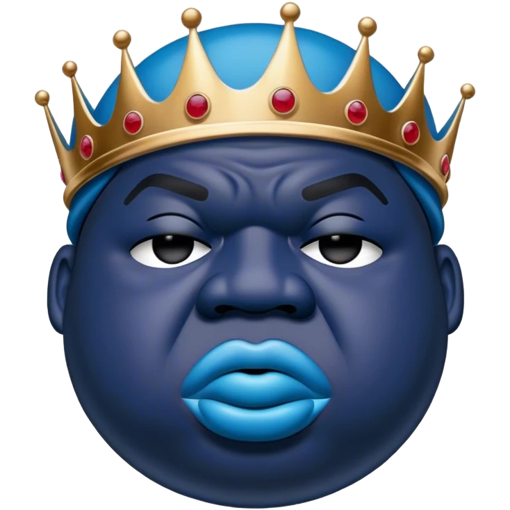 Buzzballz biggie blue emoji