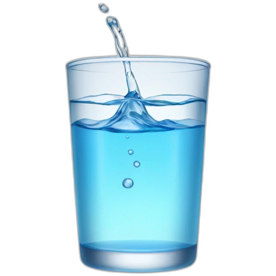 glass of water emoji