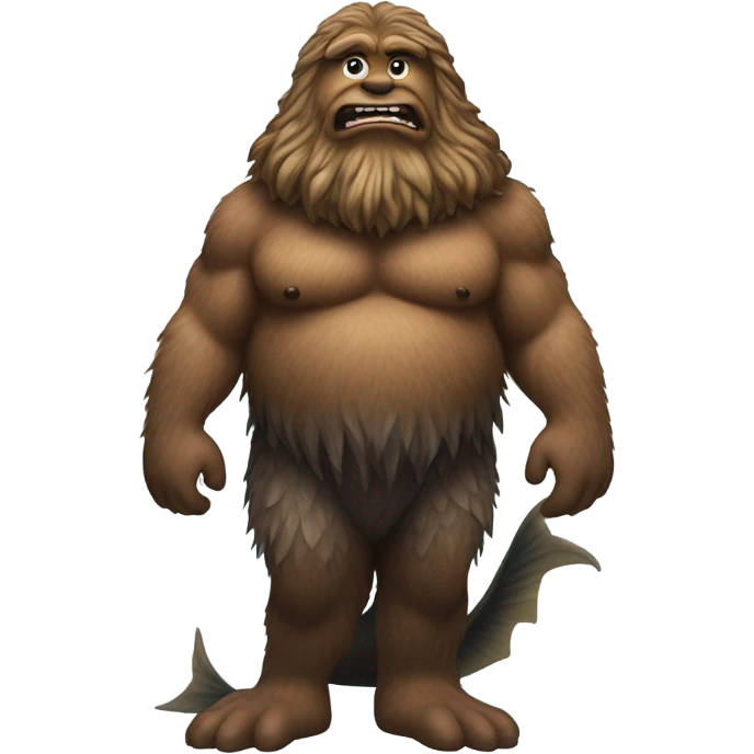 Sasquatch mermaid  emoji