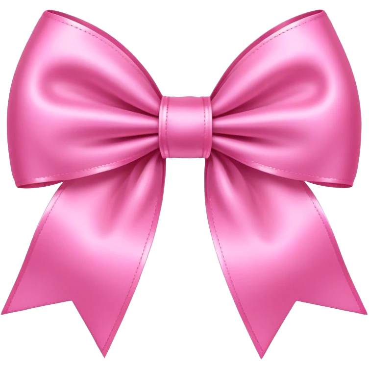 Pink bow emoji