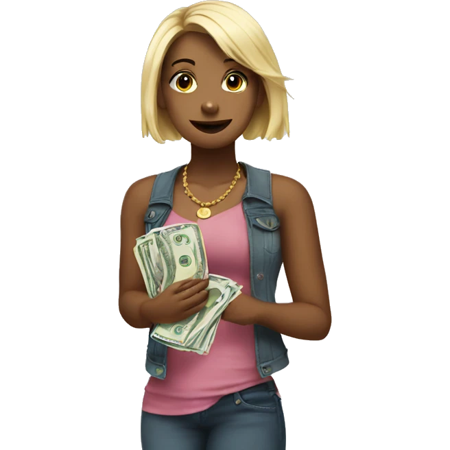 Money song girly emoji