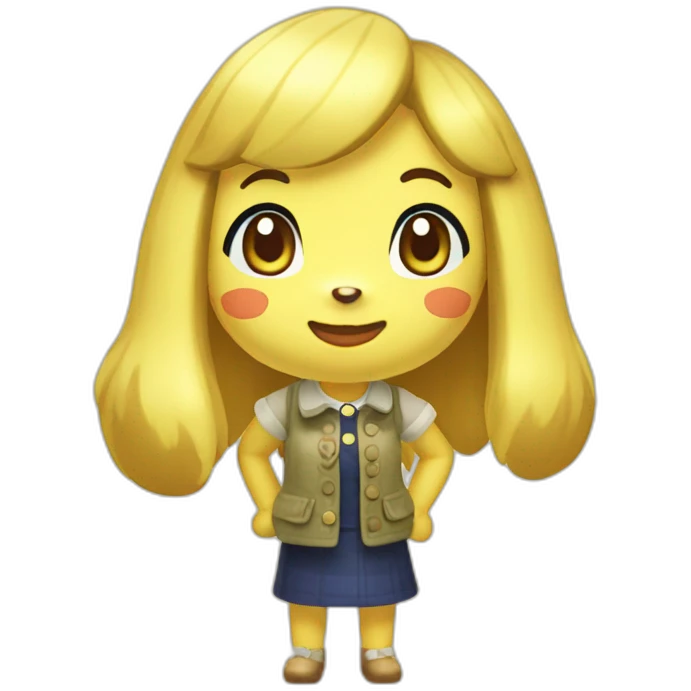 Animal crossing isabelle emoji