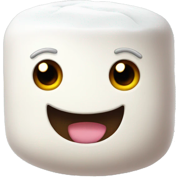 cute marshmallow emoji