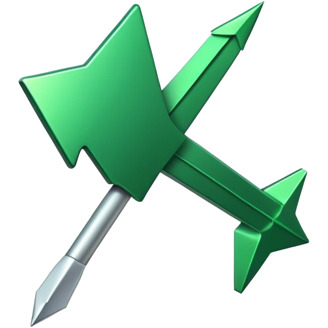 green arrow pointing up emoji