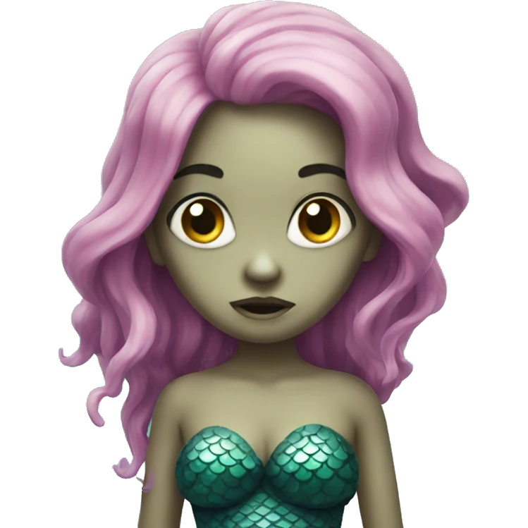 creepy mermaid emoji