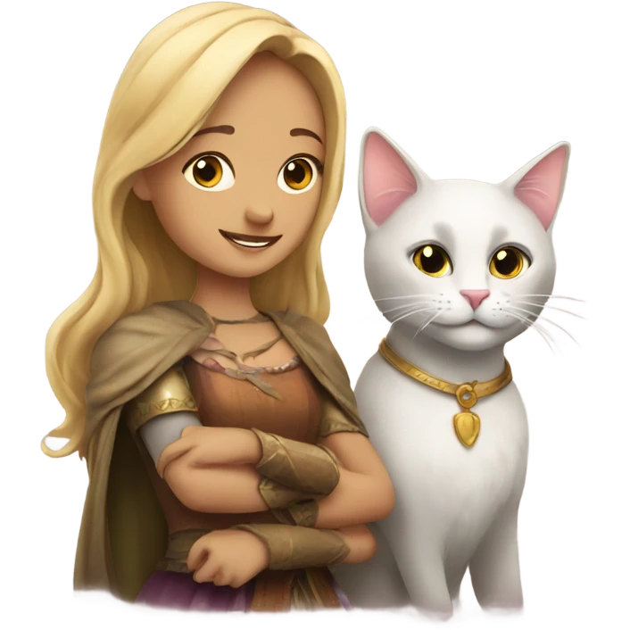 Fairytale with a cat emoji