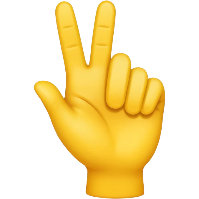 emoji TOK yellow hand pointing at numbers emoji
