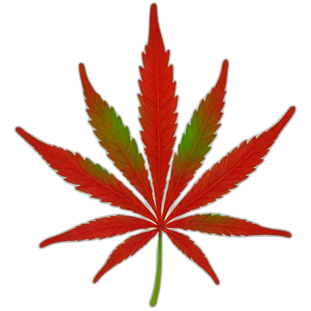 Marihuana con ojos rojos emoji
