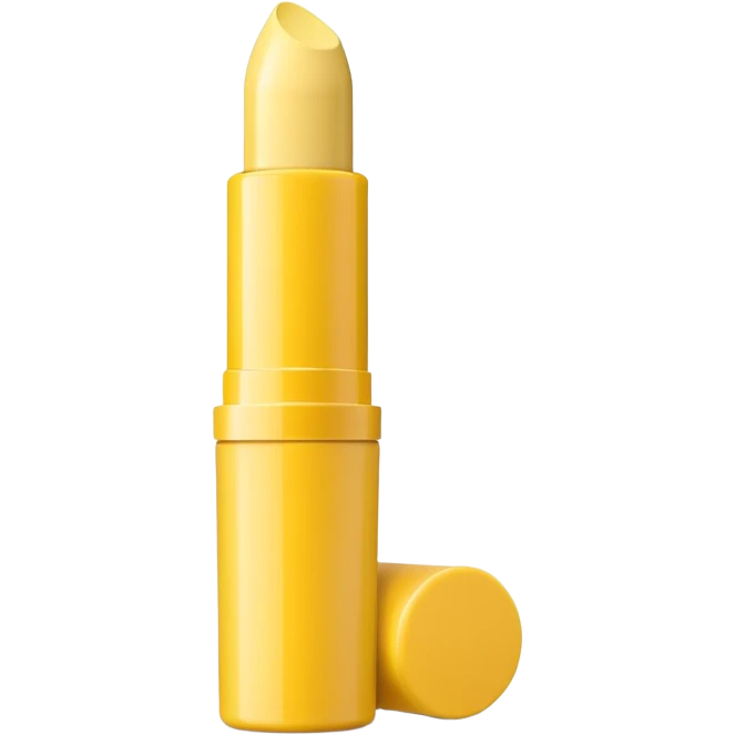 yellow makeup concealer packaging emoji