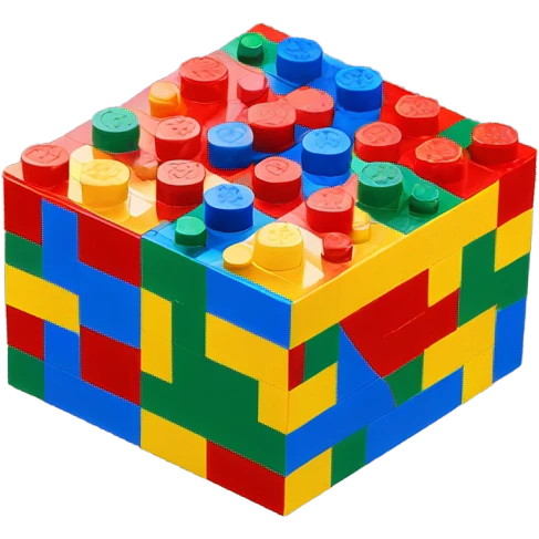 Lego block emoji