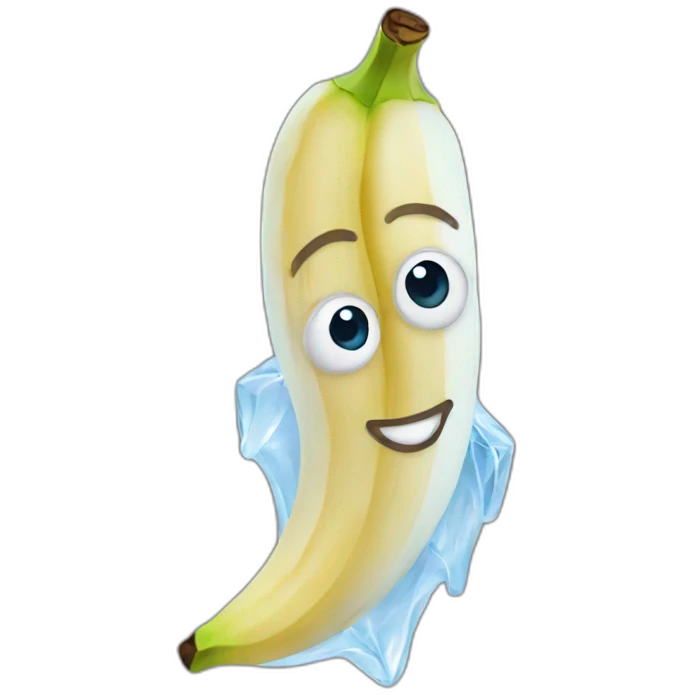 frozen banana emoji