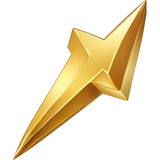 Gold arrow pointing to right  emoji