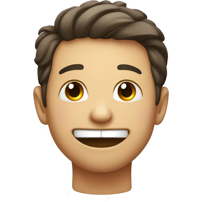 Smiling while blushing with hand coming up to cover mouth  emoji