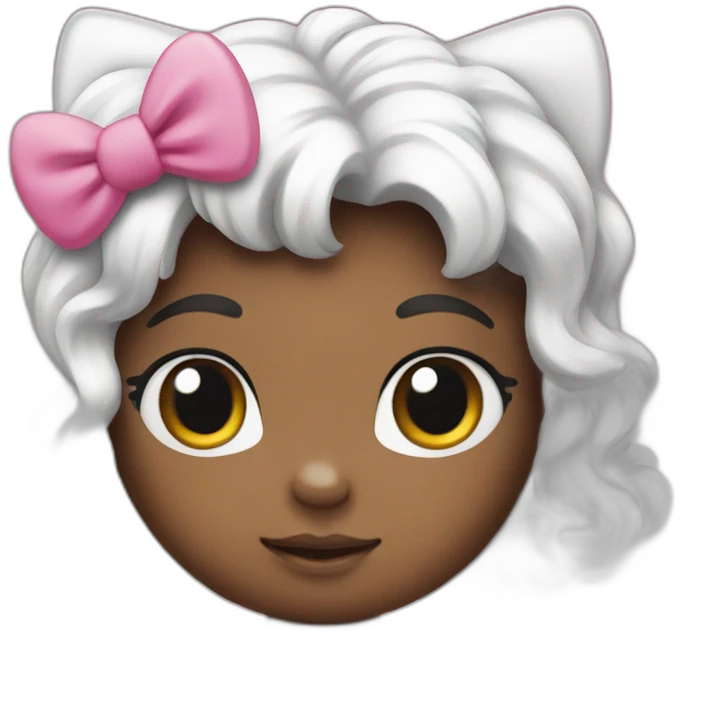 Hello kitty cute emoji