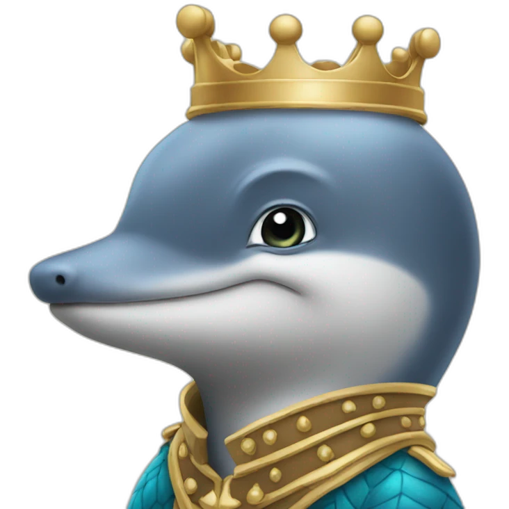 King delfin emoji
