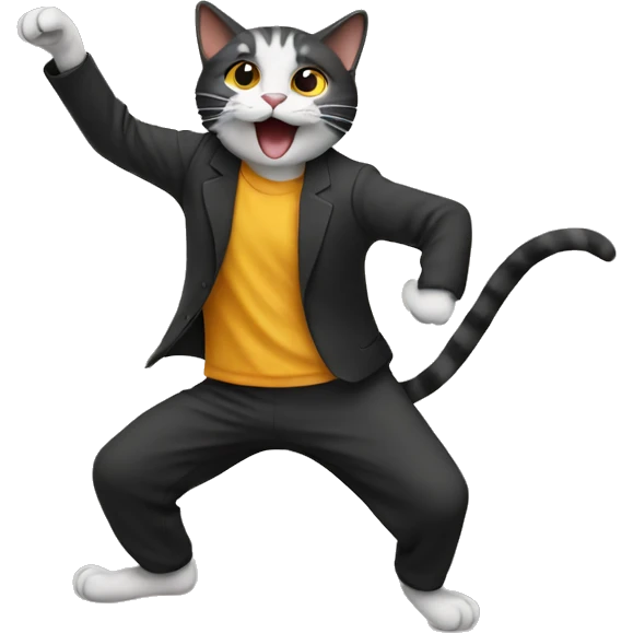 Cat dancing  emoji